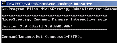 command-line interface