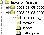 Report execution output folders