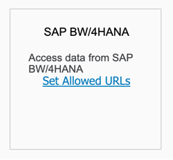 SAP BW/4HANA