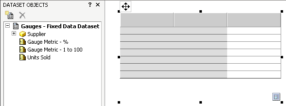 Esempio di aggiunta e definizione di un widget