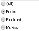 Image of a Radio Button selector