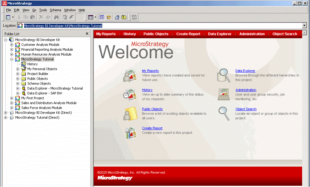 Default home page