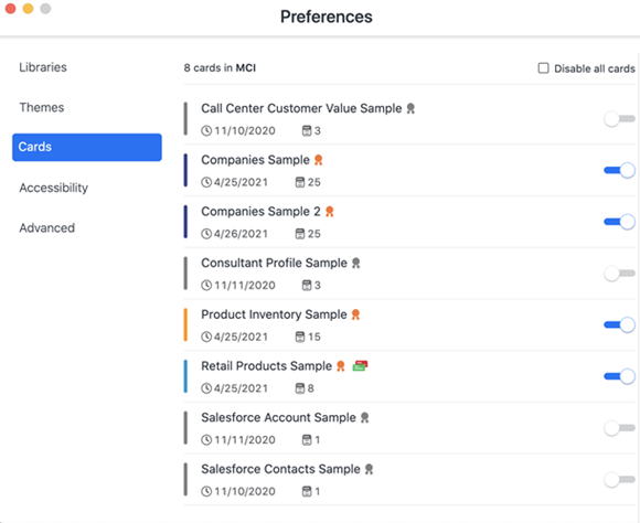 기본 상태 제어 HyperIntelligence 카드