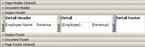 Adding sections in documents
