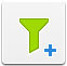 Symbol „Neuer Filter“