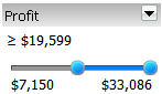 Image of a Metric Slider selector