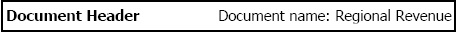 Document Header with document name