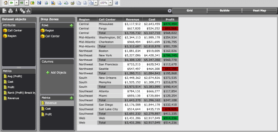 Grid visualization example