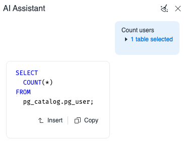 Use Auto SQL to Create Freeform SQL Tables